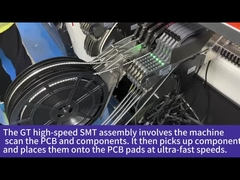 Basılı devre montajı ses uygulaması için 2OZ bakır kırmızı lehim maskası ile 6 katman