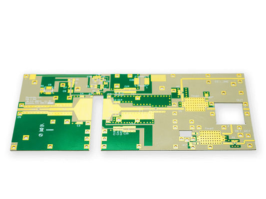 Dayanıklı Özel Yüksek Frekans PCB Katmanı 2L 1.6mm PCB ENIG + Kaplama Gold30u