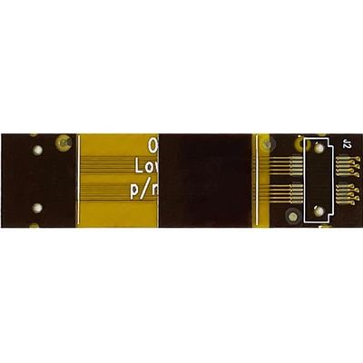 İyi fiyat Flex 3 Katmanlı Esnek PCB Kartı FR4 Stiffener Sarı Kapak Filmi 1.0mm çevrimiçi