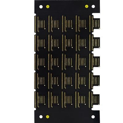 İyi fiyat ENIG 2 Katmanlı Flex PCB 1 oz PCB 0.2mm Siyah Lehim Maskesi ve Serigrafi Yok çevrimiçi