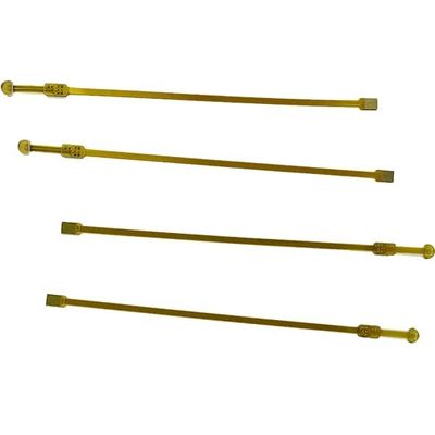 İyi fiyat OEM 6 Katmanlar Sert Flex PCB Sarı Kapak 1.1mm Serigrafi Film Yok çevrimiçi