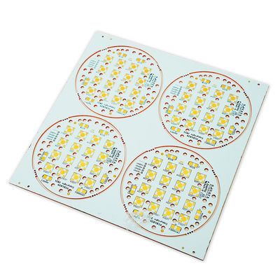 İyi fiyat 2 oz 1 Katmanlı PCB Bakır Levha ENIG Cu Bazlı Beyaz / Siyah 196.50mm*196.50mm çevrimiçi