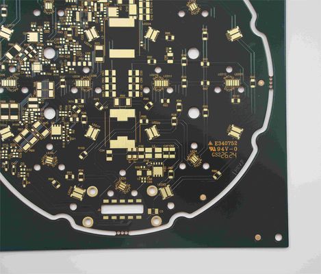 İyi fiyat 2 Katman Bakır PCB 2W/M*K Bakır Temel 1.6mm Kalınlığı Siyah Lehim Maske Termoelektrik Ayrım çevrimiçi