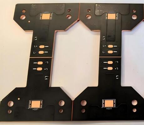 İyi fiyat PCB aydınlatma uygulaması için siyah lehim maskeli 1 katman bakır çevrimiçi