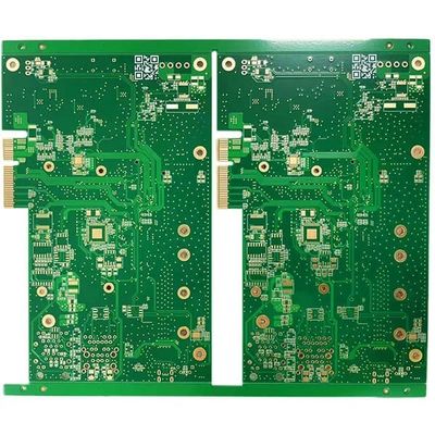 İyi fiyat ENIG 8 Katmanlı Sert PCB Kartı Serigrafi Beyaz KB6160A Yeşil 1.6mm çevrimiçi