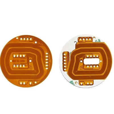 İyi fiyat 1 Katmanlı PCB Esnek ENIG 1oz PCB Sarı Kapak Filmi 52.81*52.81mm çevrimiçi
