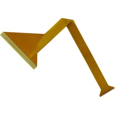 İyi fiyat 1 Katmanlı PCB Esnek Kart 1oz 0.8mm PCB Lehim Maskesi Sarı Kapak Filmi çevrimiçi