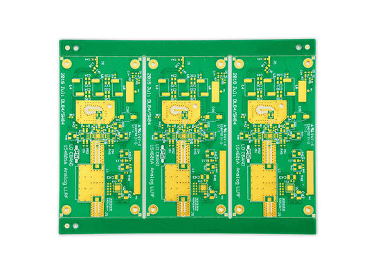 İyi fiyat ENIG Özel Baskılı Devre Kartı 1oz Dört Katmanlı PCB FR4+Lsola çevrimiçi