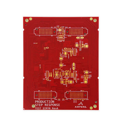 İyi fiyat FR4 Sert PCB 6 Katmanlı 2oz ENIG 70mm*87mm Kırmızı / Beyaz Dayanıklı çevrimiçi