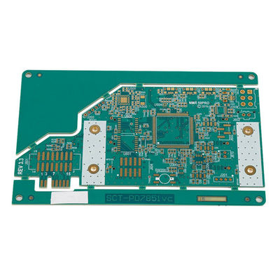 İyi fiyat HF Özelleştirilmiş Devre PCB Kartı 1.7oz Rogers PCB ENIG Yeşil ROHS çevrimiçi