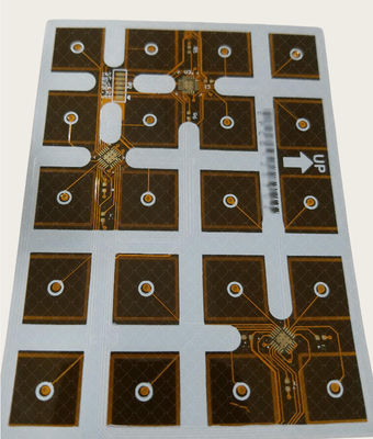 İyi fiyat Çift Taraflı Flex Pcb 1OZ EING Sarı Kaplama ve Beyaz Soldermask FPC çevrimiçi