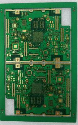 İyi fiyat HDI PCB Board 6L 1OZ EING 0.1mm Delik Altın parmak Veriler için Yeşil Soldermask Stroage çevrimiçi