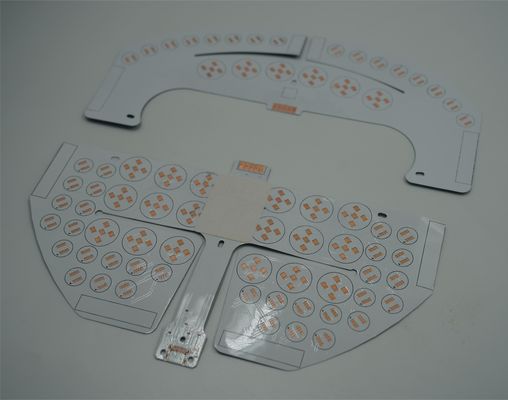 İyi fiyat 2L LED PCB Board FR4 1.5MM Beyaz Ve Siyah Soldermask OSP ile LED Ekran PCB için çevrimiçi