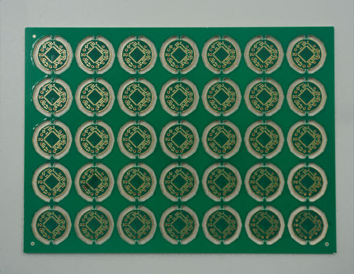 İyi fiyat 2L Rogers Devre Taşı RO4003C Malzeme 1.6mm 1OZ Kenar Plating Yeşil Soldermask EING çevrimiçi